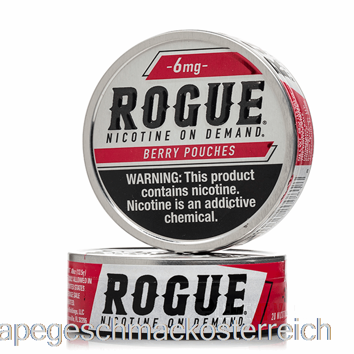 Rogue-Nikotinbeutel – Beere 6 Mg (5er-Pack) Vape-Geschmack